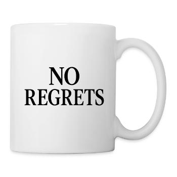 Aucun regret - Mug blanc - blanc - Droite