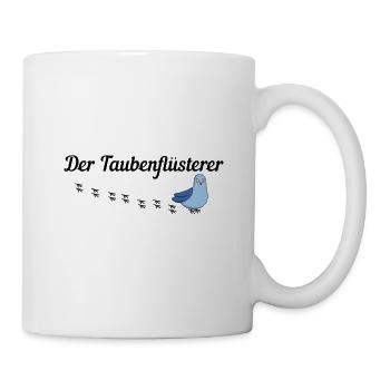 Taubenzüchter Taubenzucht Brieftaube Geschenk - Tasse - Weiß - Rechts