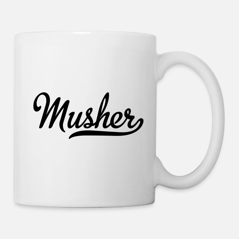 musher - Tasse - Weiß