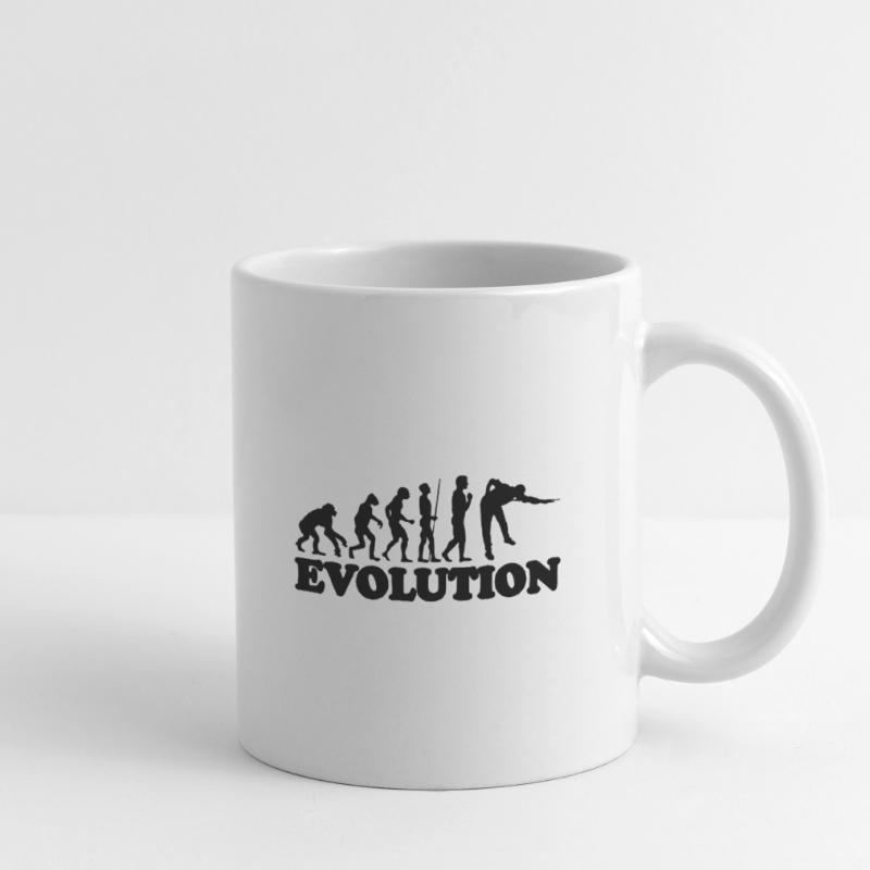 Billiard Gift Evolution Snooker Pool idea Mug