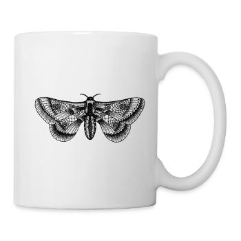 Falter 1 - Tasse - Weiß - Rechts