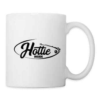 bombasse à l'intérieur - Mug blanc - blanc - Droite