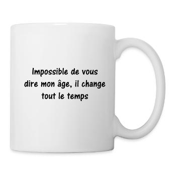 citation humour - alphonse allais - Mug blanc - blanc - Droite