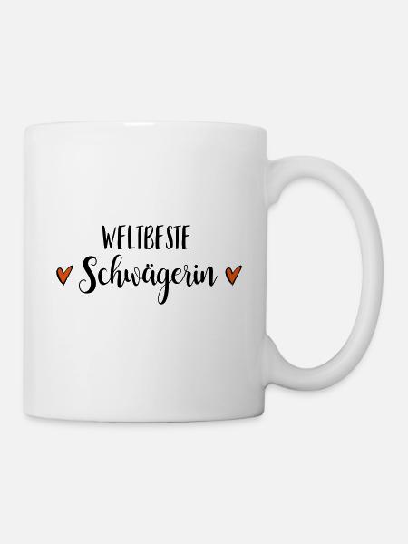 Beste Schwägerin geschenk Dankeschön Geburtstag - Tasse - Weiß