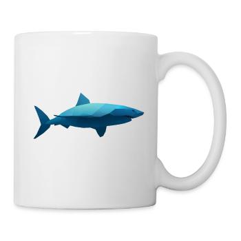Requin Shark mer mer pêche poisson poisson marin - Mug blanc - blanc - Droite