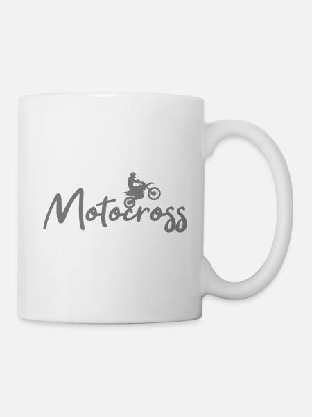 motocross - Mug blanc - blanc
