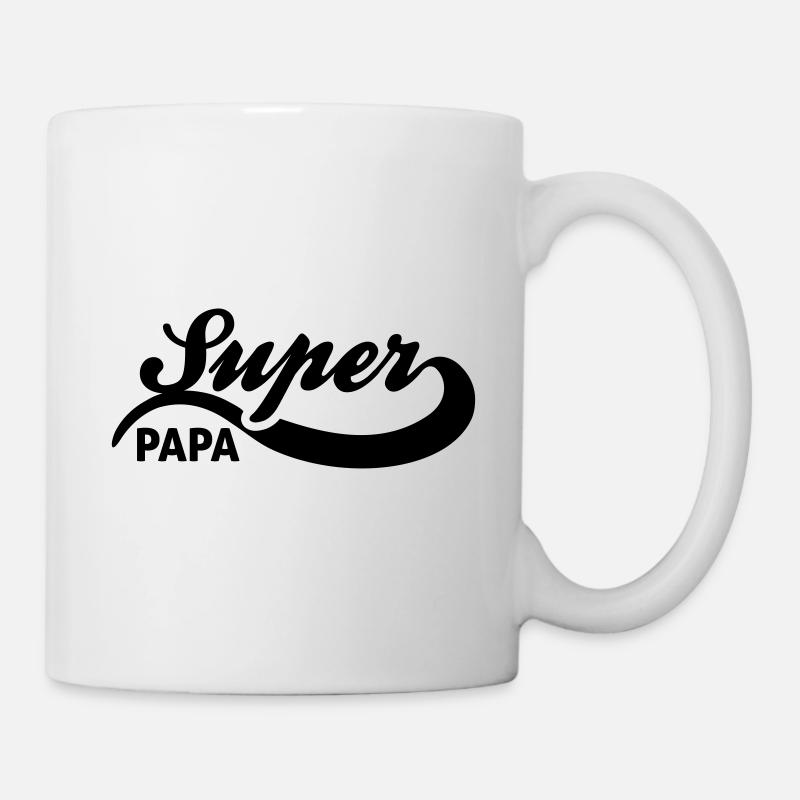 papa - Mug blanc - blanc