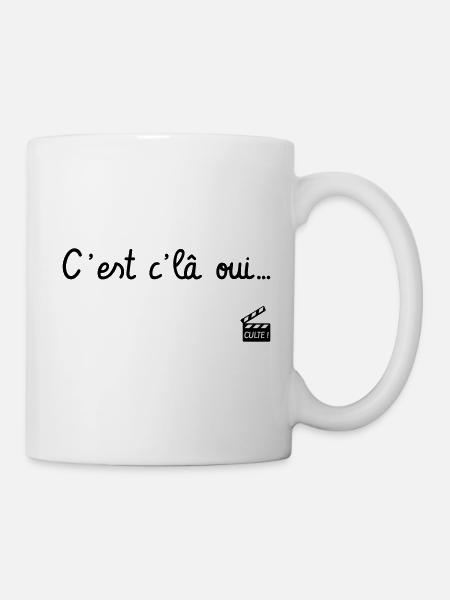 C'est c'là oui...Le Père Noël est une ordure - Mug blanc - blanc