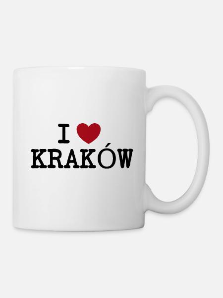 J’adore la polska de Cracovie - Mug blanc - blanc