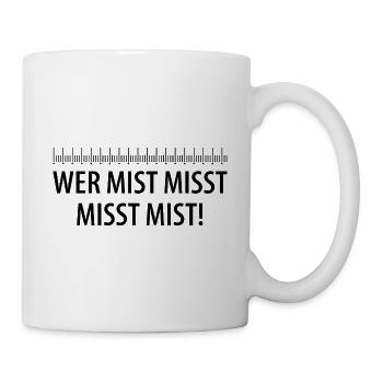 Schreiner Tischler Zimmere Handwerker Holz - Tasse - Weiß - Rechts