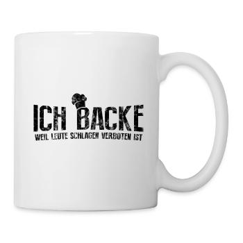 Bäcker - Tasse - Weiß - Rechts