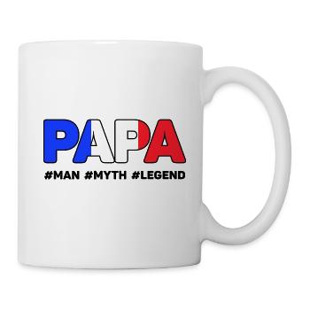 Dad The Man Der Mythos Die Legende - Best Dad - Tasse - Weiß - Rechts