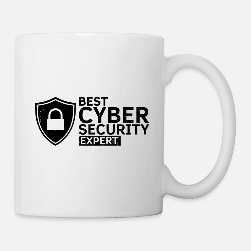 Cybersecurity Design für Hacker und Cyber Security - Tasse - Weiß