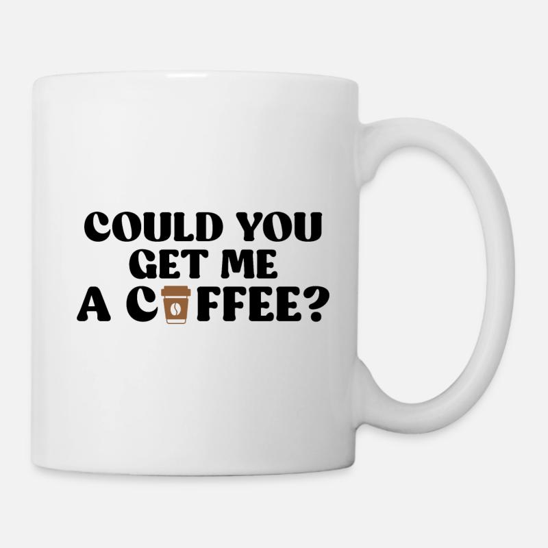Could you get me a coffee? - Mug - white