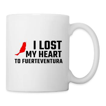 J’AI PERDU MON CŒUR À FUERTEVENTURA - Mug blanc - blanc - Droite