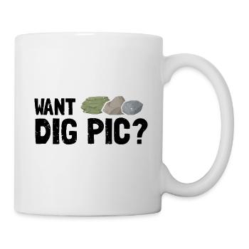 Mineraliensammler und Erze Mineralien Fan - Tasse - Weiß - Rechts