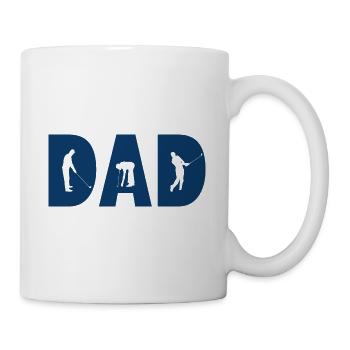 Golf Dad - Tasse - Weiß - Rechts