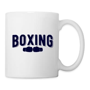 Boxsport Boxing - Tasse - Weiß - Rechts