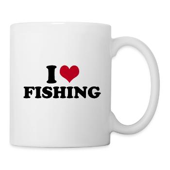 I Love Fishing - Mug - white - Right