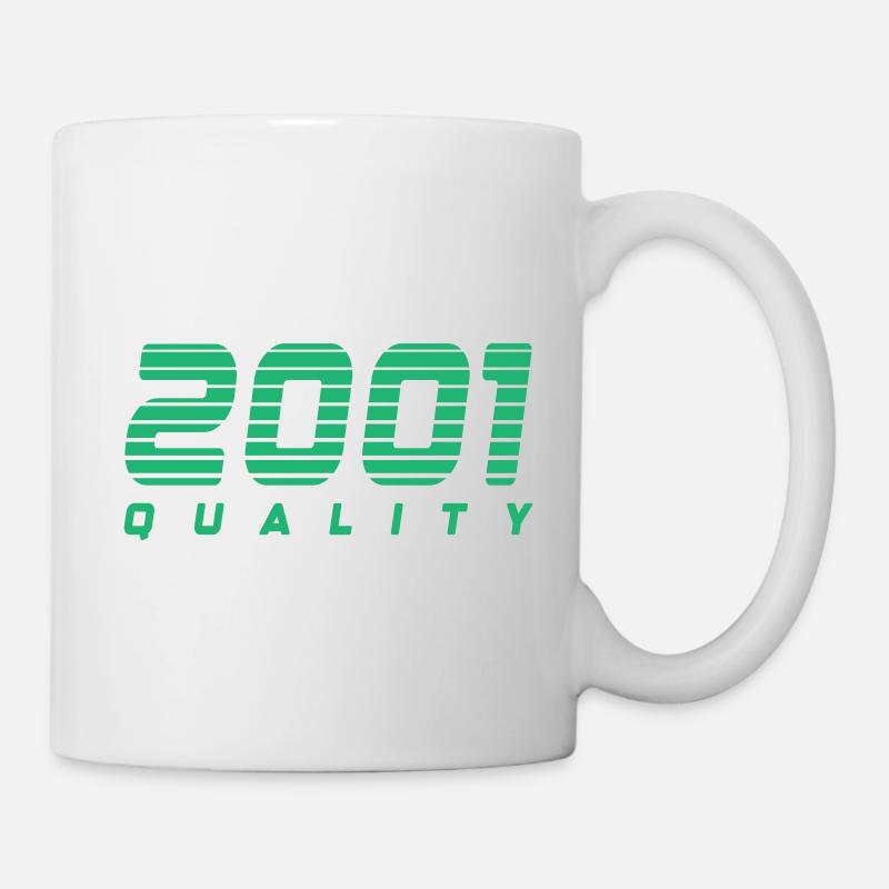 2001 quality | Farbe änderbar - Tasse - Weiß