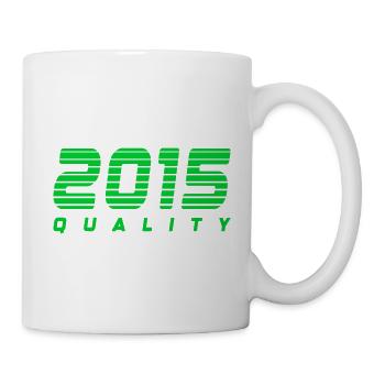 2015 quality | Farbe änderbar - Tasse - Weiß - Rechts