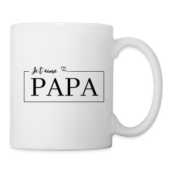 Je t’aime Papa - Mug blanc - blanc - Droite