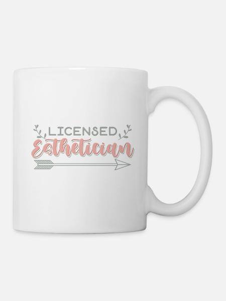 Zugelassene Kosmetikerin - Tasse - Weiß