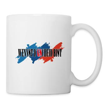Biker Motorrad Boxer Abenteuer Gentlemen Scrambler - Tasse - Weiß - Rechts