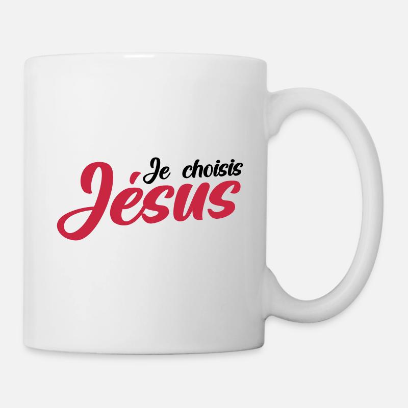 Je choisis Jésus - Mug blanc - blanc