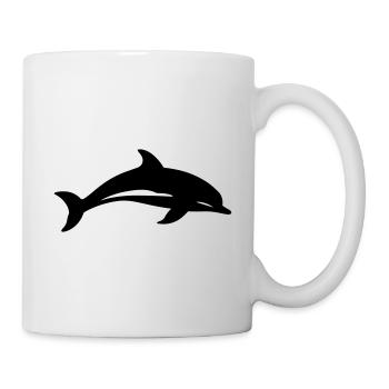 Dauphin - Mug blanc - blanc - Droite