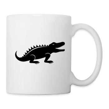 crocodile - Mug blanc - blanc - Droite