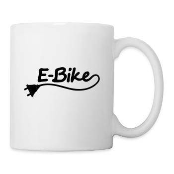 E-Bike - Tasse - Weiß - Rechts