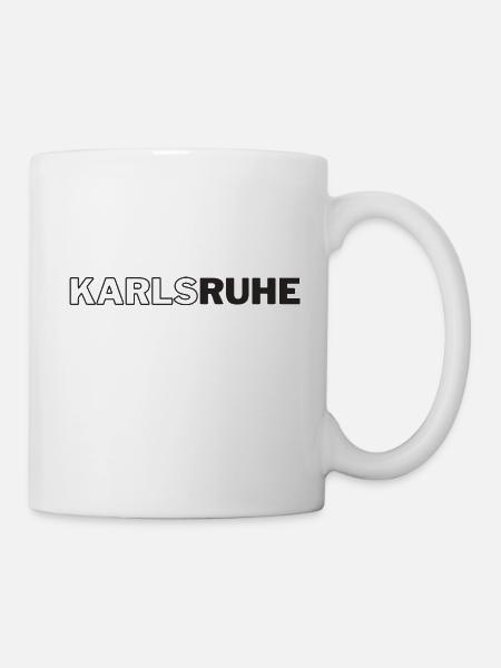 Karlsruhe - Tasse - Weiß