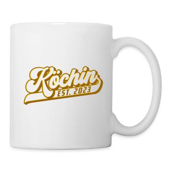 Stolze Köchin - Seit 2023 | Farben änderbar - Tasse - Weiß - Rechts