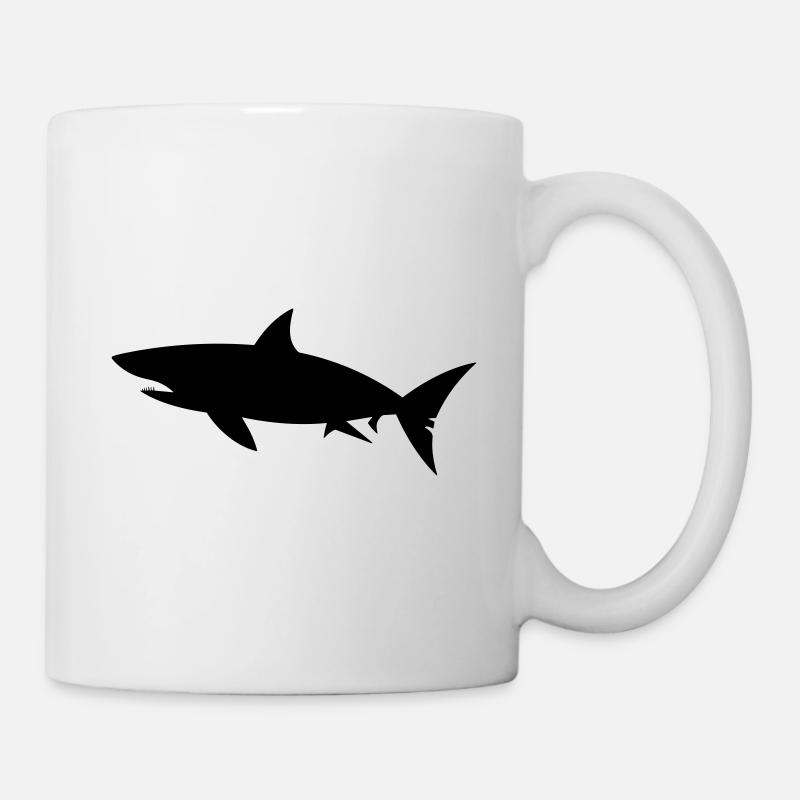 Requin - Mug blanc - blanc