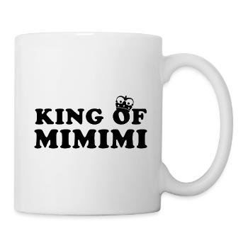 King of Mimimi - rumheulen Spruch - Tasse - Weiß - Rechts