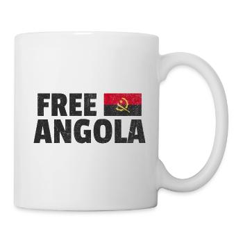 Angola libre : Soutenez la liberté angolaise - Mug blanc - blanc - Droite