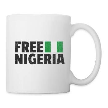 Nigéria libre : Soutenez la liberté nigériane - Mug blanc - blanc - Droite