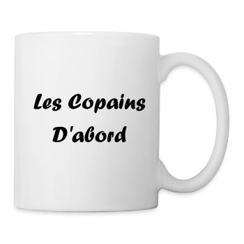 les copains d'abord - Mug blanc - blanc - Droite
