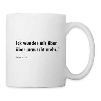 Je me pose des questions sur jarnüscht plus - Mug blanc - blanc - Droite