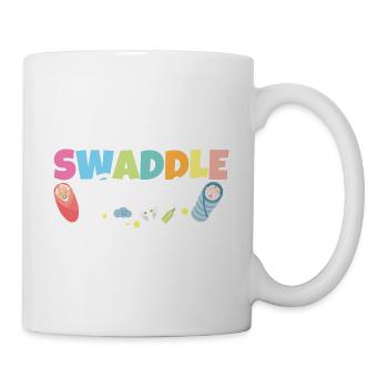 Spécialiste de l’emmaillotage post-partum Travail et accouchement - Mug blanc - blanc - Droite