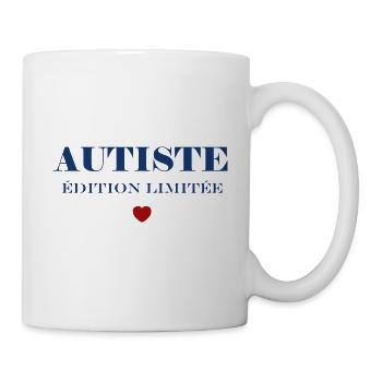 autiste - Mug blanc - blanc - Droite