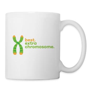 Best Extra Chromosome Ever Down Syndrome Awareness - Mug - white - Right