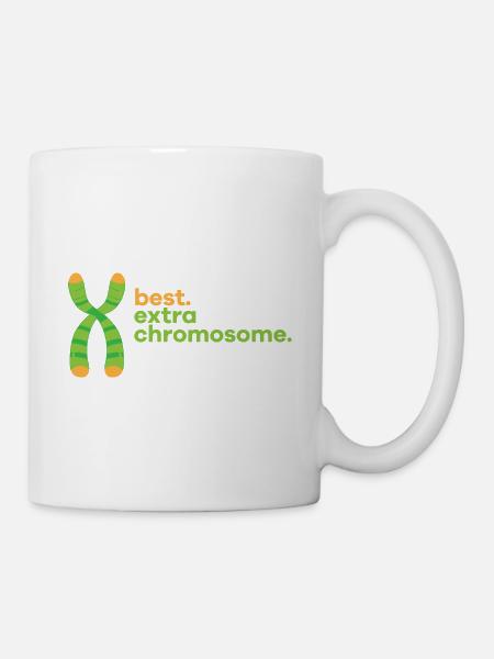 Best Extra Chromosome Ever Down Syndrome Awareness - Tasse - Weiß