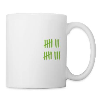 Fell Down Got Up Motivational Quote Life Wisdom - Tasse - Weiß - Rechts