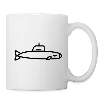 U-Boot-Boot - Tasse - Weiß - Rechts