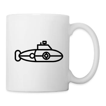 U-Boot-Boot - Tasse - Weiß - Rechts