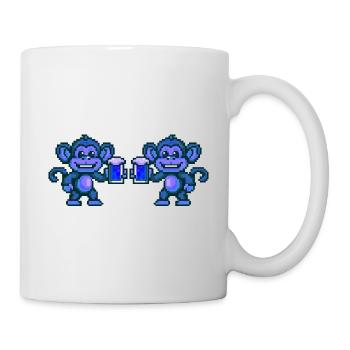 Fête de la bière Monkey Team - Mug blanc - blanc - Droite