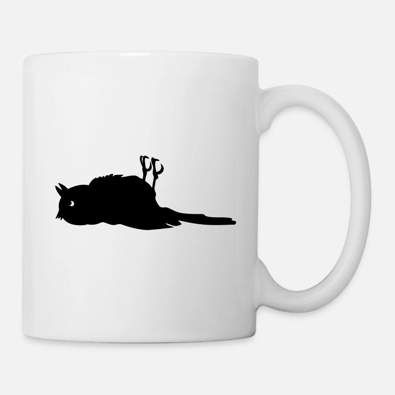 Vogel tot bird dead - Tasse - Weiß