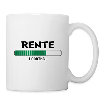 Rente loading Ladebalken - Tasse - Weiß - Rechts